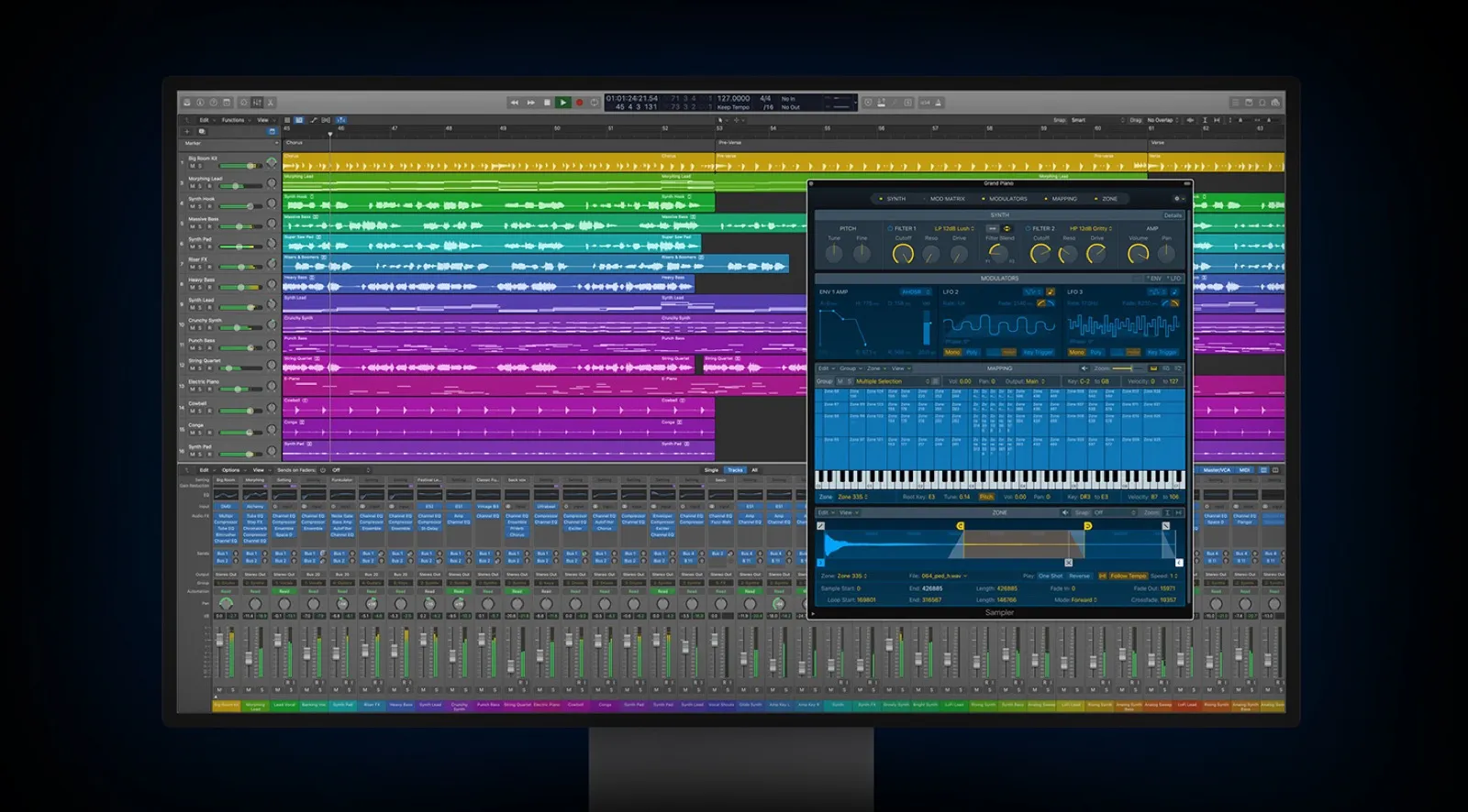 Logic Pro X music production software