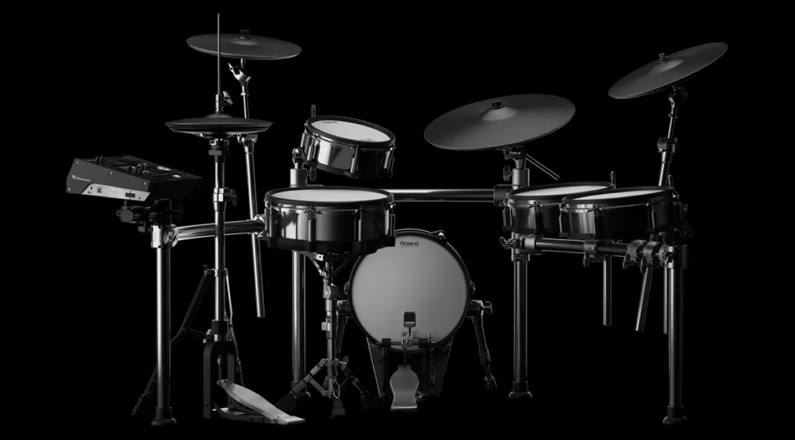 Roland V-Drums electronic drum kit in the studio